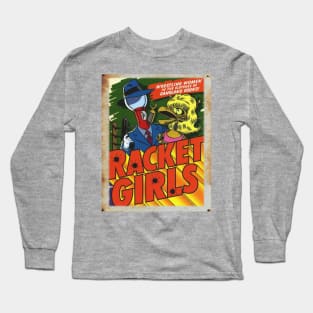 Mystery Science Rusty Barn Sign 3000 - Racket Girls Long Sleeve T-Shirt